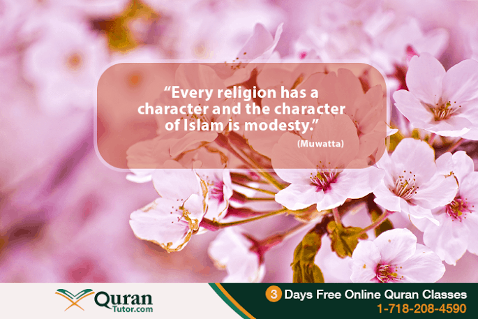 Character of Islam is Modesty