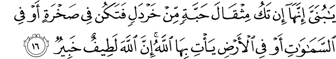 Advises of Luqman to His Son