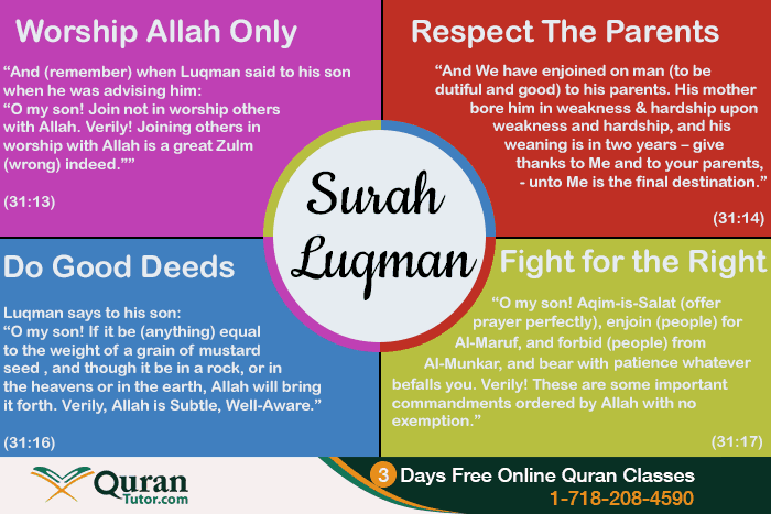 Learn from Hazrat Luqman 