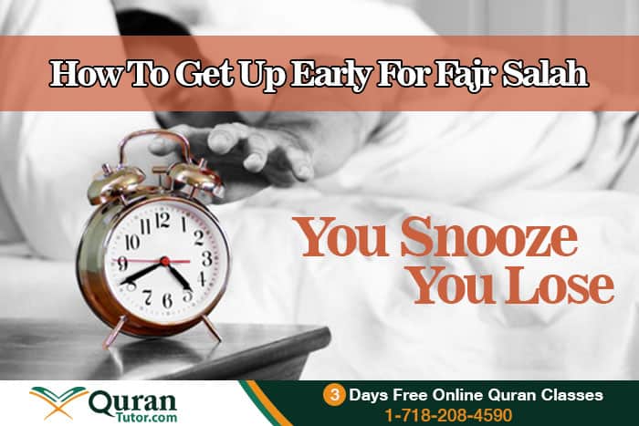 different ways to wake up early for Fajar praye