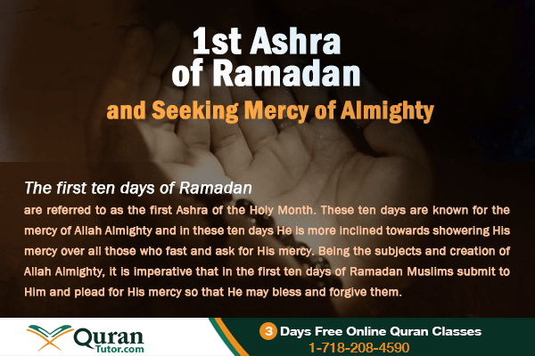 Seeking Mercy In First Ashra