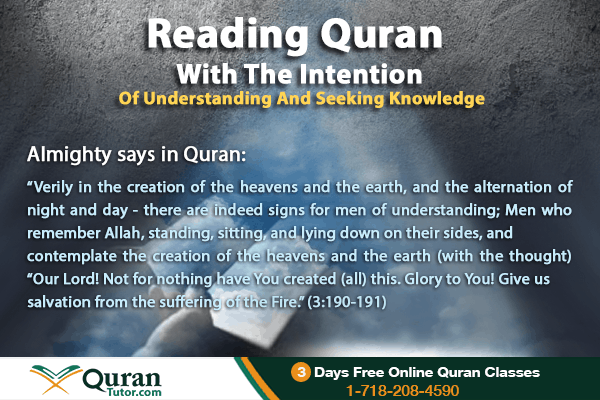 Quran Reading and Seeking Knowledge