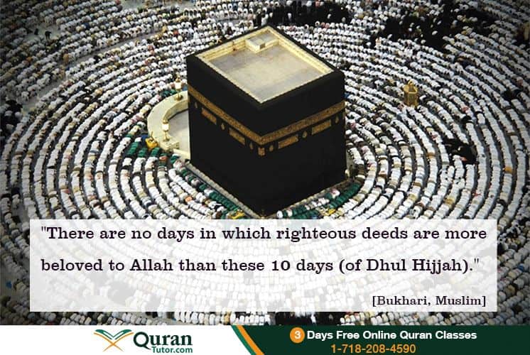 Dhul hijjah blessed days