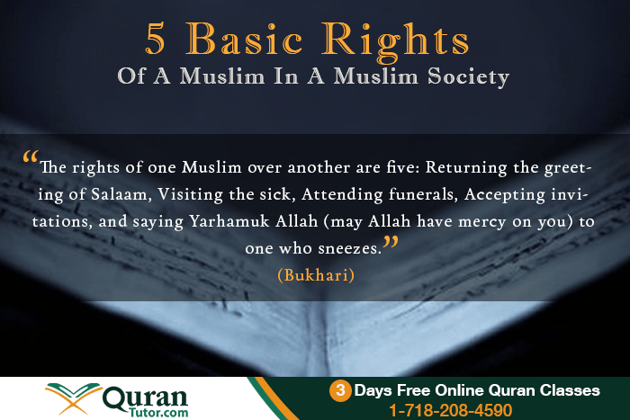 Right of a Muslim in a Society