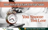 different ways to wake up early for Fajar praye
