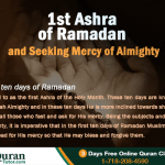 Seeking Mercy In First Ashra