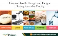 how to tackle hunger while fasting in Ramadan