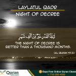 Blessings of Night of Qadar