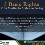 Right of a Muslim in a Society