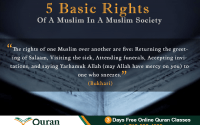 Right of a Muslim in a Society