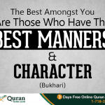 true muslim manners